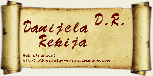 Danijela Repija vizit kartica